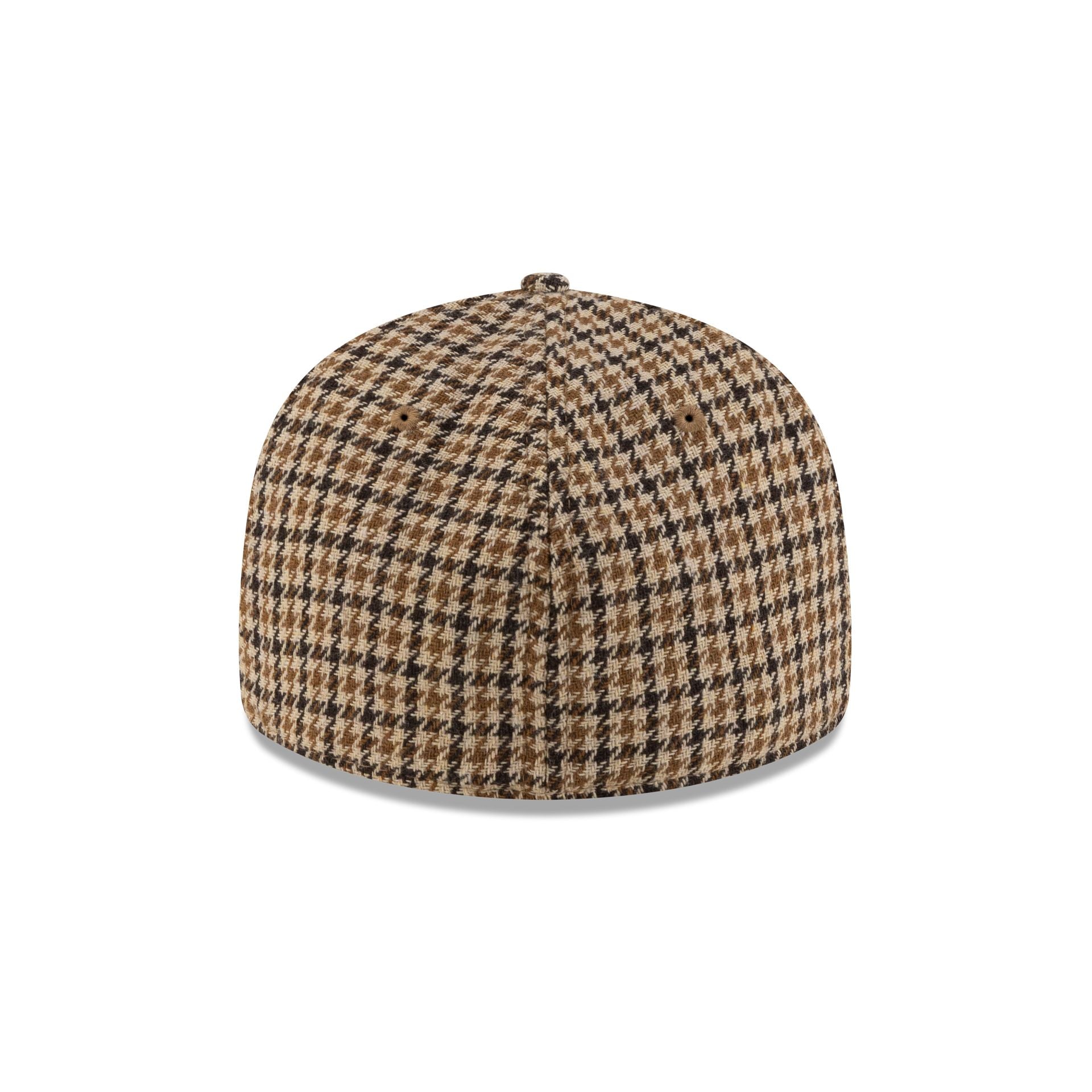 New Era Cap Camel Houndstooth Low Profile 59FIFTY Fitted Hat