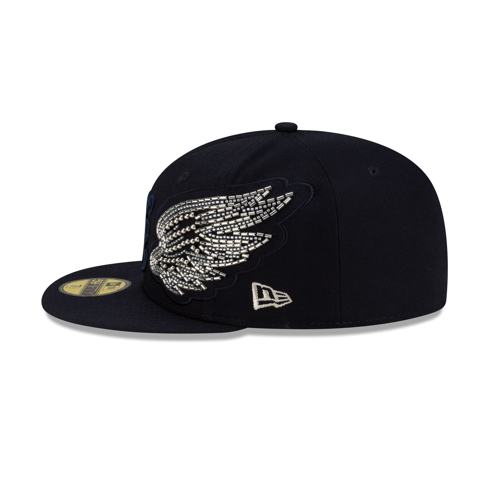 MLB Beaded Wings Chicago White Sox Black 59FIFTY Fitted Cap | NEC EU MLB Beaded Wings Chicago White Sox Black 59FIFTY Fitted Cap | NEC EU