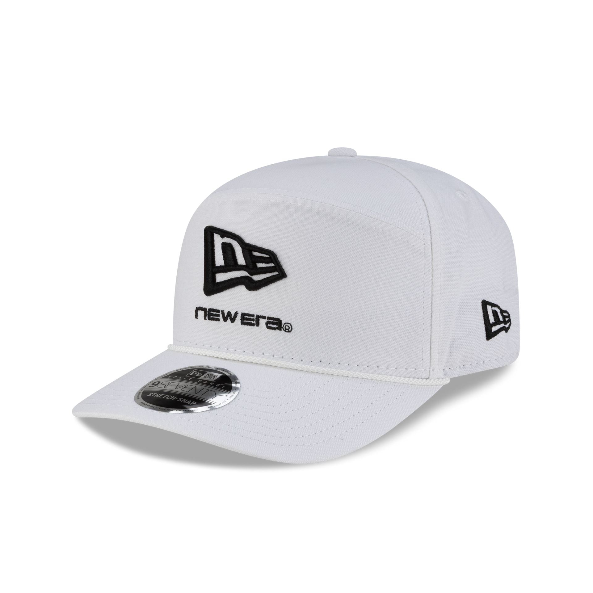 New Era Cap White Split Panel 9SEVENTY Stretch-Snap Hat
