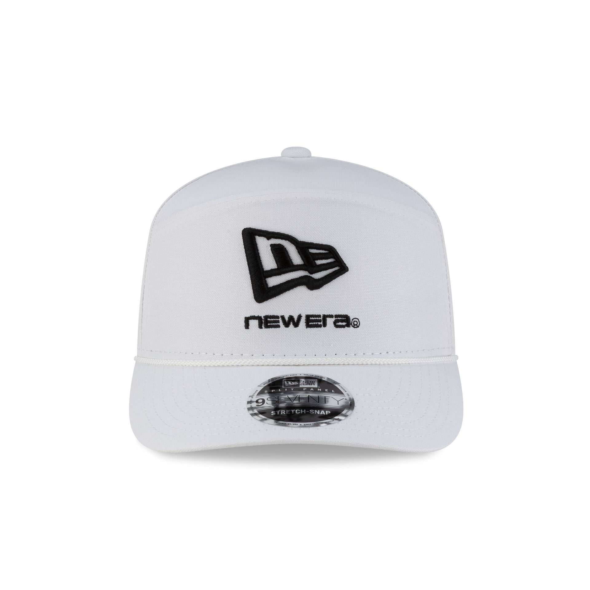 New Era Cap White Split Panel 9SEVENTY Stretch-Snap Hat