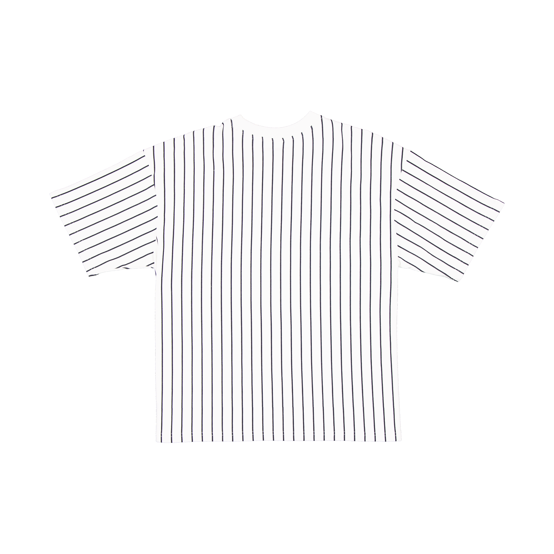 New Era Branded College White Pinstripe T-Shirt