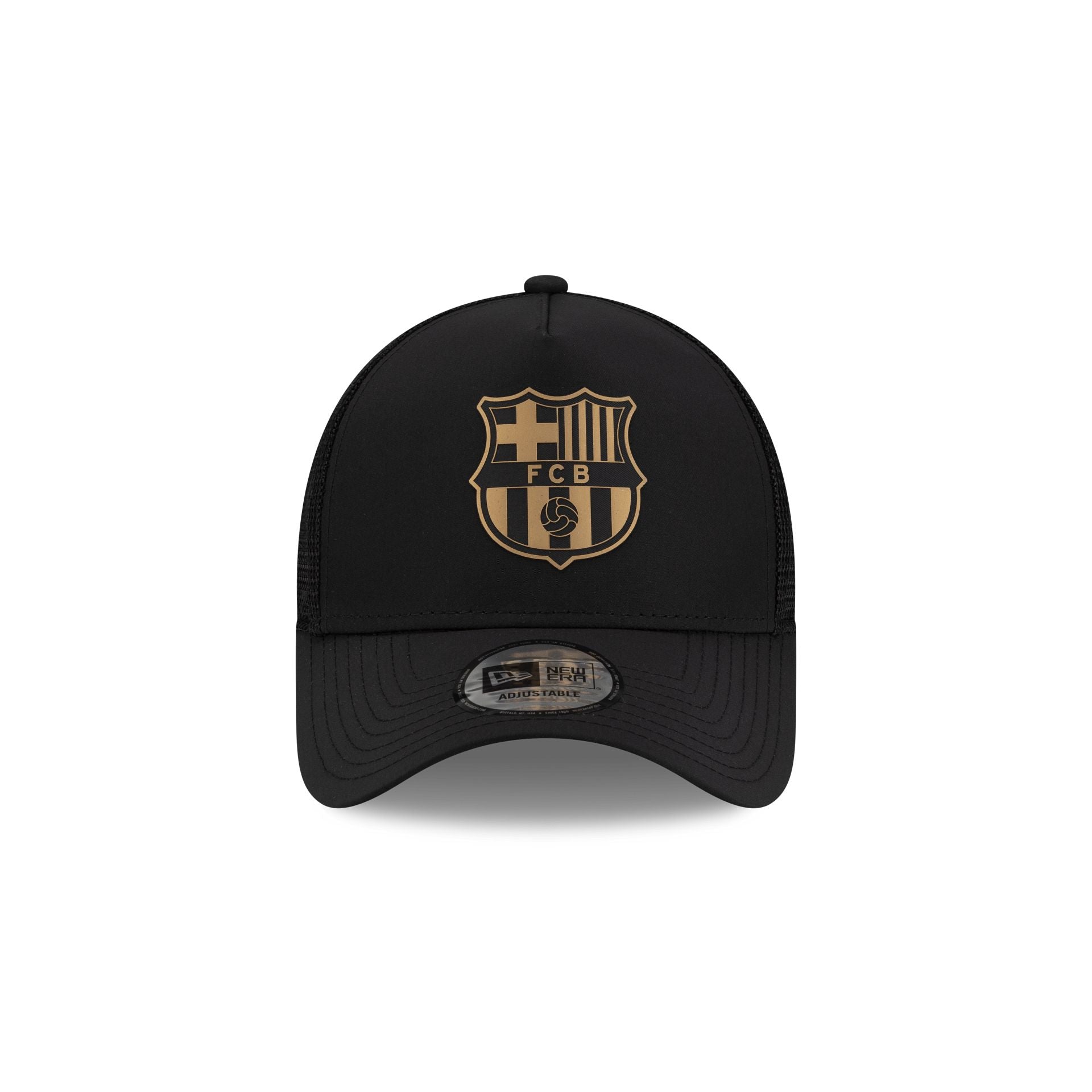 FC Barcelona Black & Gold 9FORTY A-Frame Trucker Hat