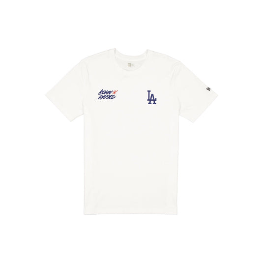 Born x Raised x Los Angeles Dodgers Basic White T-Shirt - New Era Cap