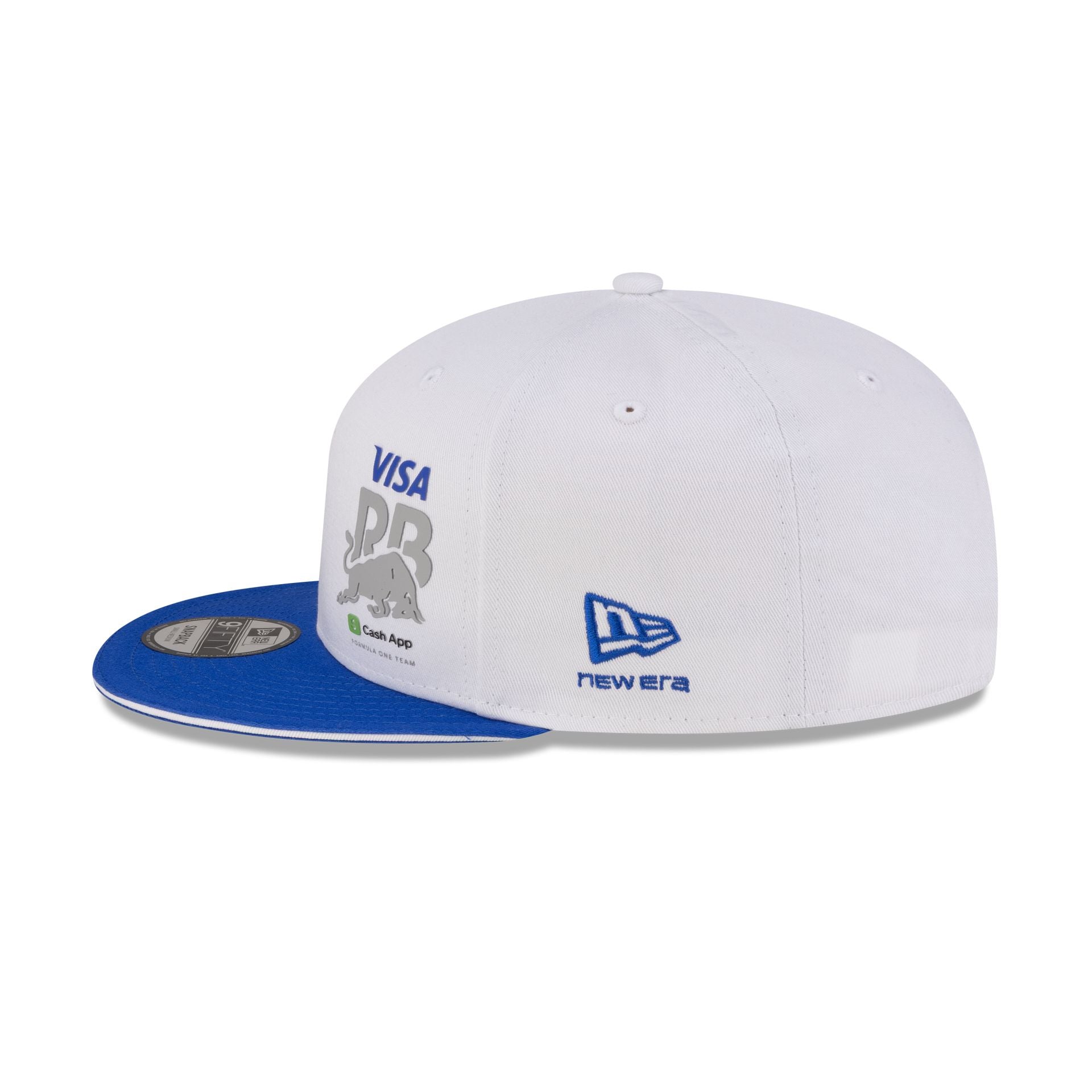 Visa Cash App Racing Bulls Essential White 9FIFTY Snapback Hat