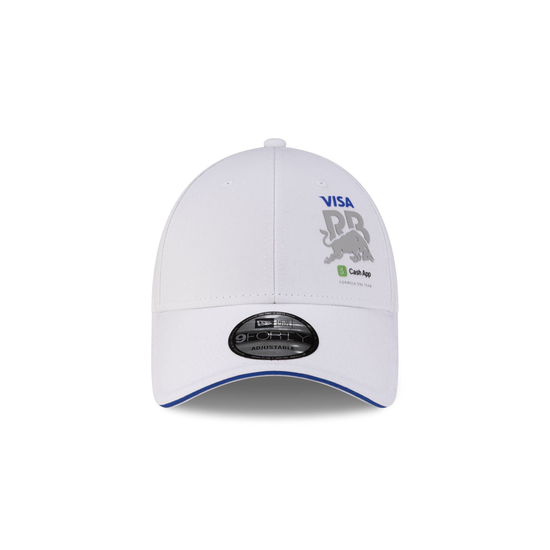 Visa Cash App Racing Bulls Essential White 9FORTY Adjustable Hat