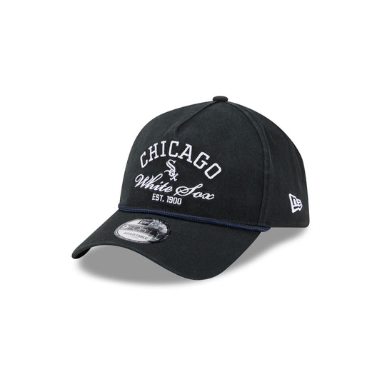 Chicago White Sox Stacked Rope 9FORTY A-Frame Snapback Hat - New Era Cap