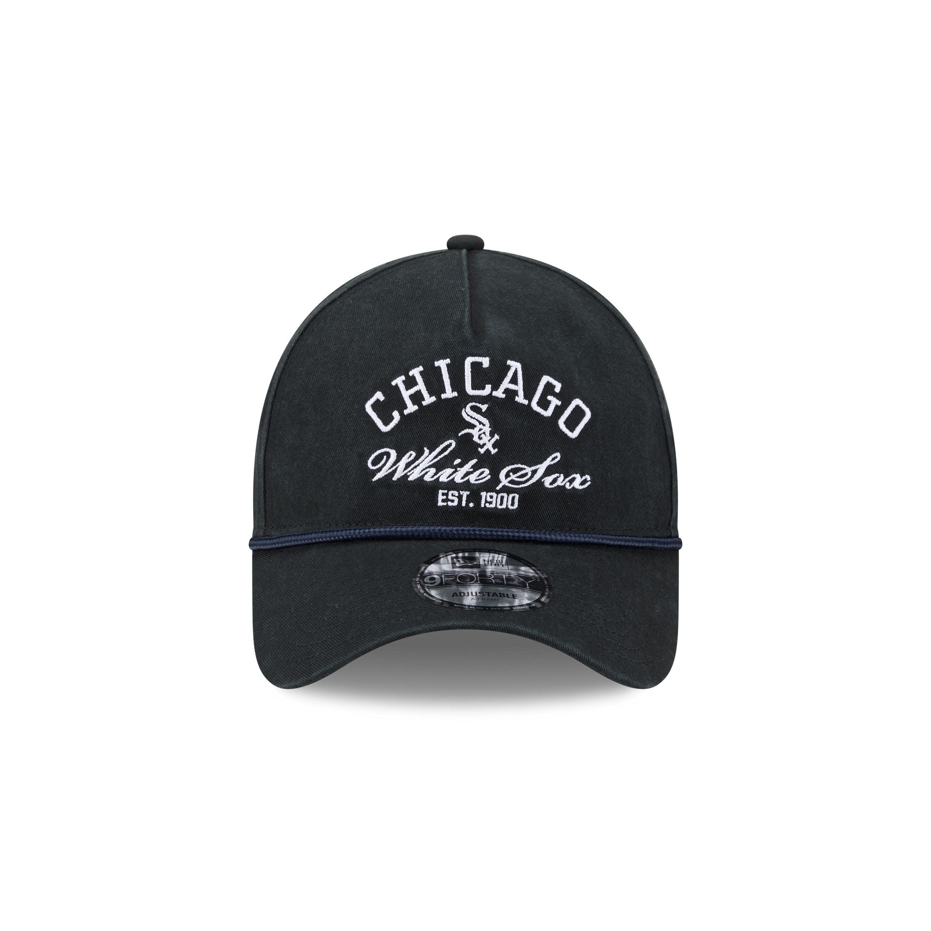 Chicago White Sox Stacked Rope 9FORTY A-Frame Snapback Hat