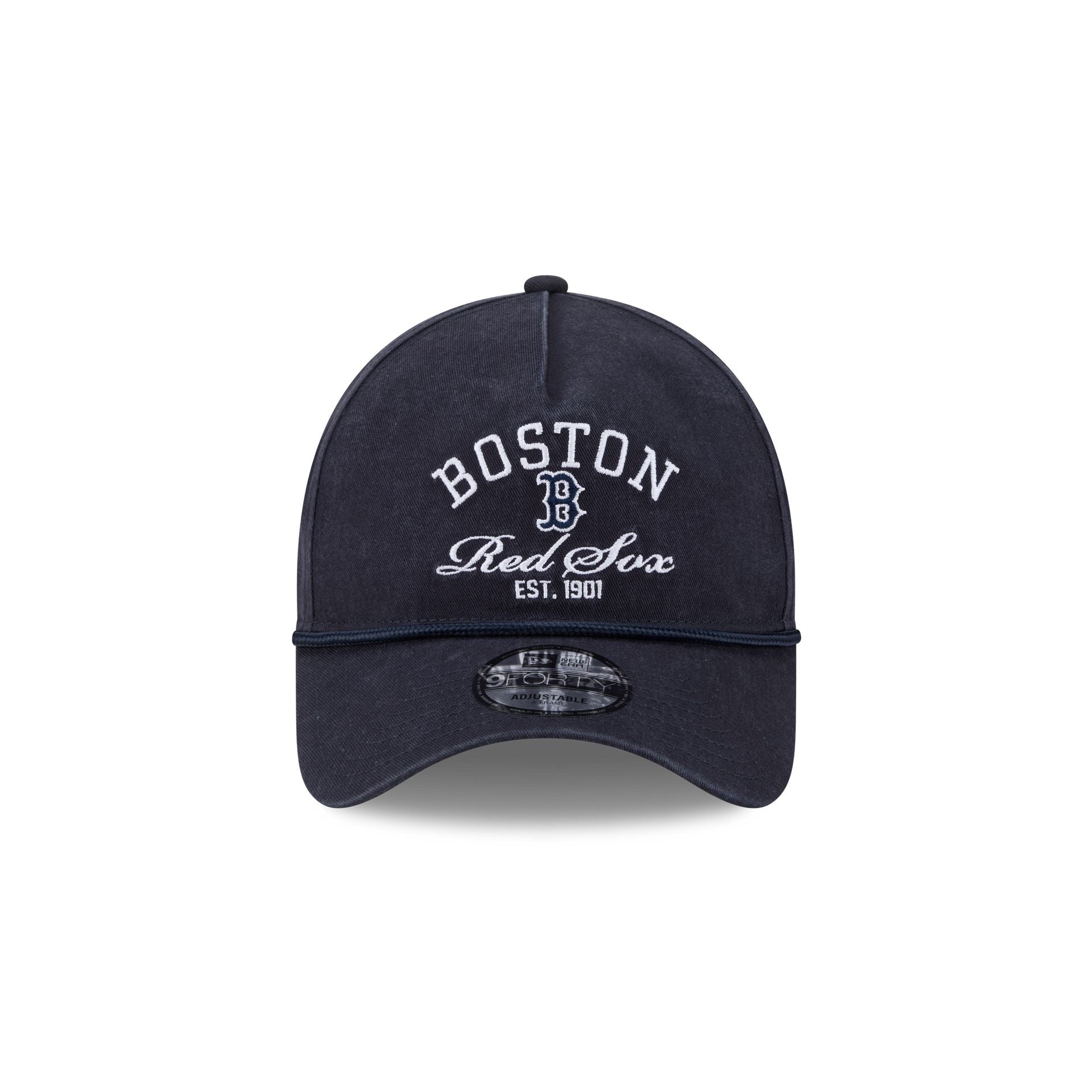 Boston Red Sox Stacked Rope 9FORTY A-Frame Snapback Hat