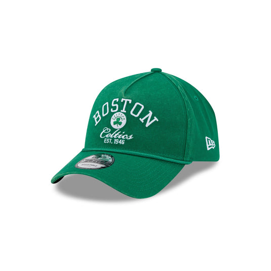 Boston Celtics Stacked Rope 9FORTY A-Frame Snapback Hat - New Era Cap