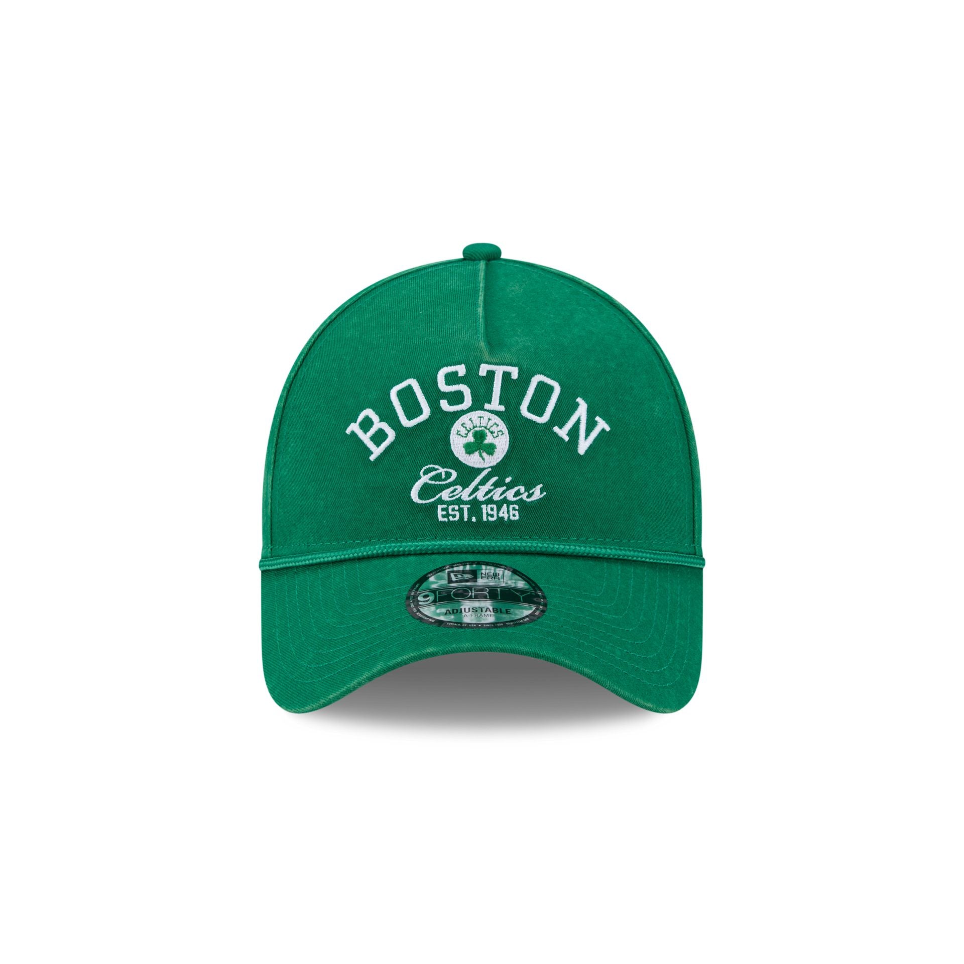Boston Celtics Stacked Rope 9FORTY A-Frame Snapback Hat