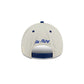 Duke Blue Devils Chrome White Arched 9FORTY A-Frame Snapback Hat