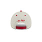 UNLV Runnin' Rebels Chrome White Arched 9FORTY A-Frame Snapback Hat