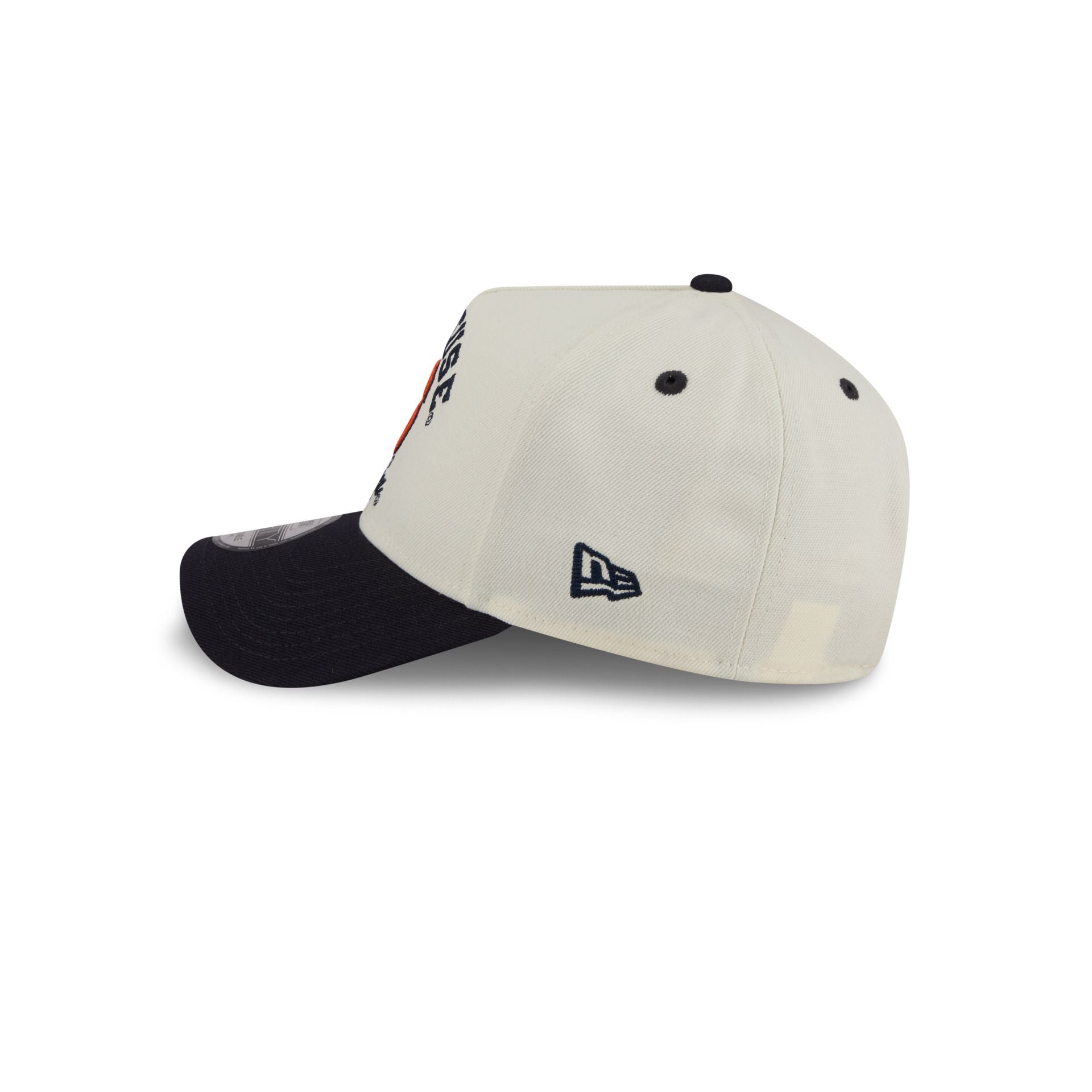 Syracuse Orange Chrome White Arched 9FORTY A-Frame Snapback Hat