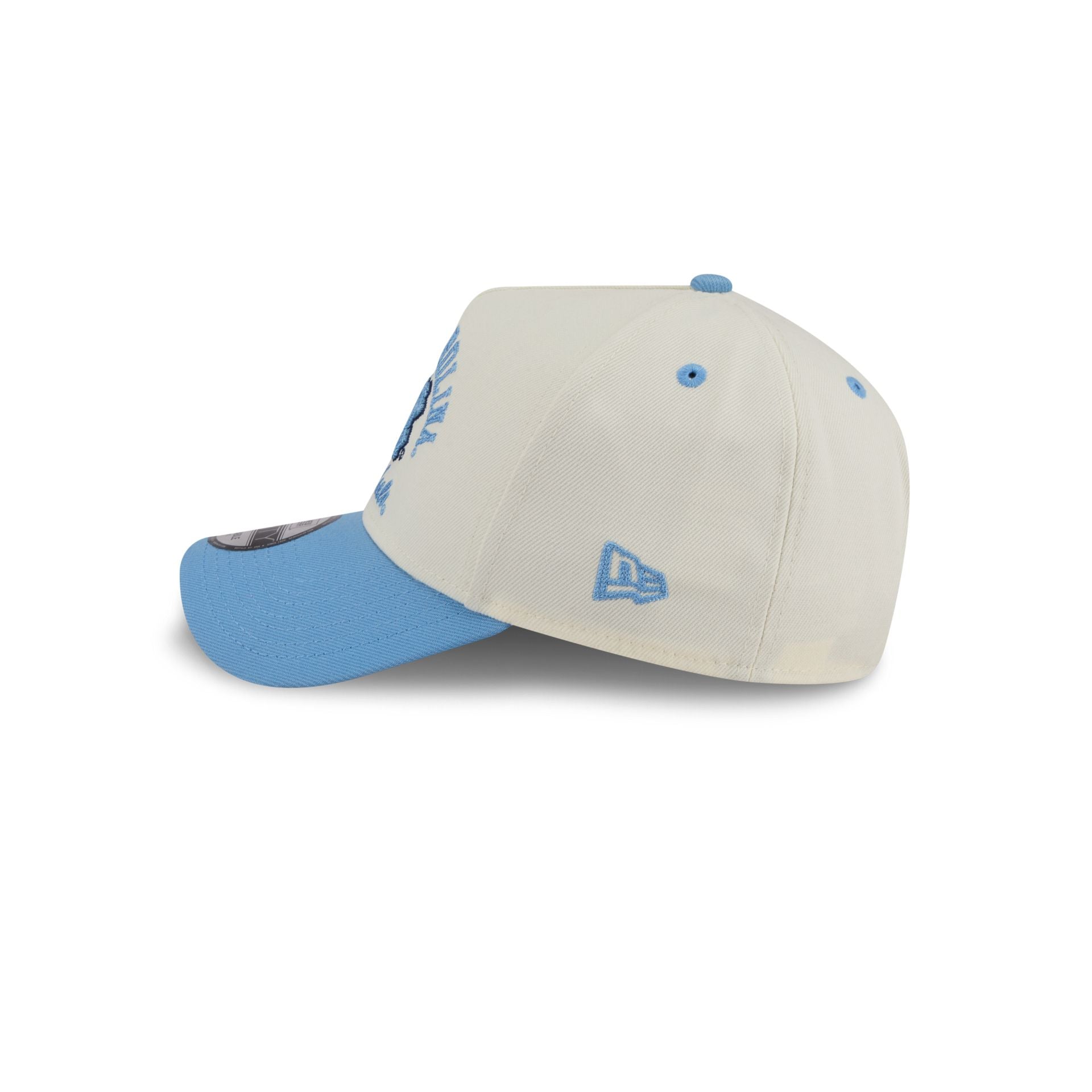 North Carolina Tar Heels Chrome White Arched 9FORTY A-Frame Snapback Hat