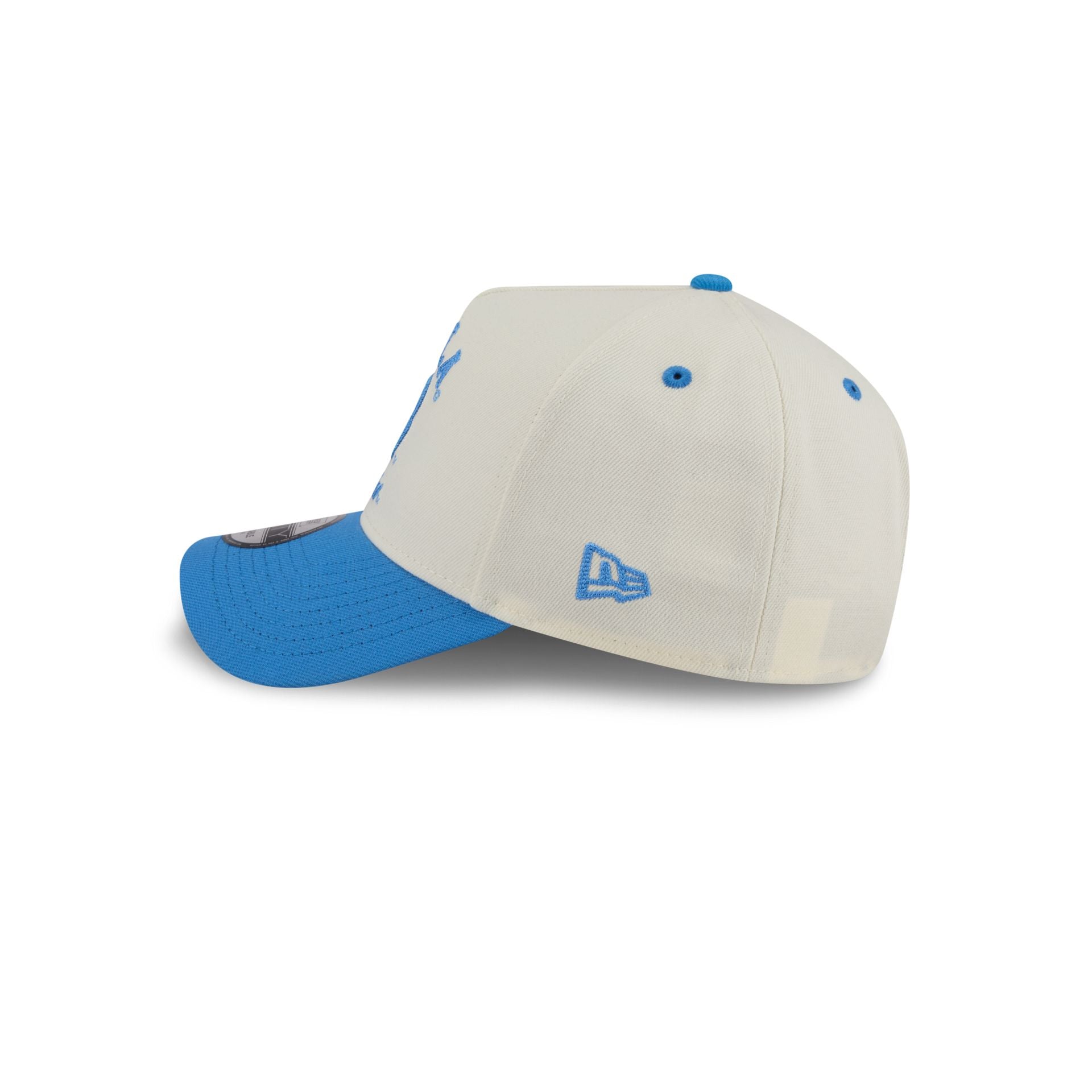UCLA Bruins Chrome White Arched 9FORTY A-Frame Snapback Hat