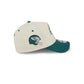 Philadelphia Eagles Chrome White Arched 9FORTY A-Frame Snapback Hat