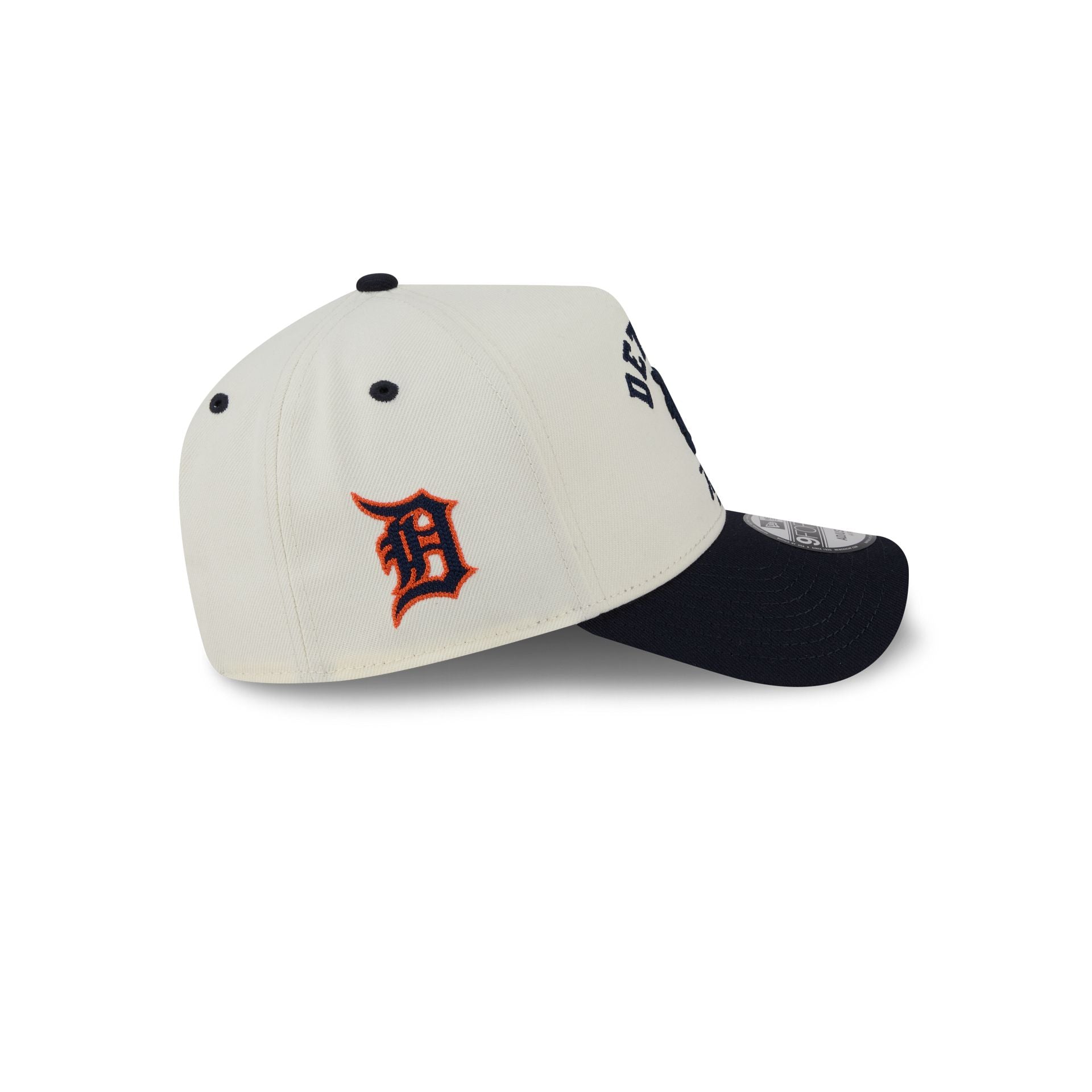 Detroit Tigers Chrome White Arched 9FORTY A-Frame Snapback Hat
