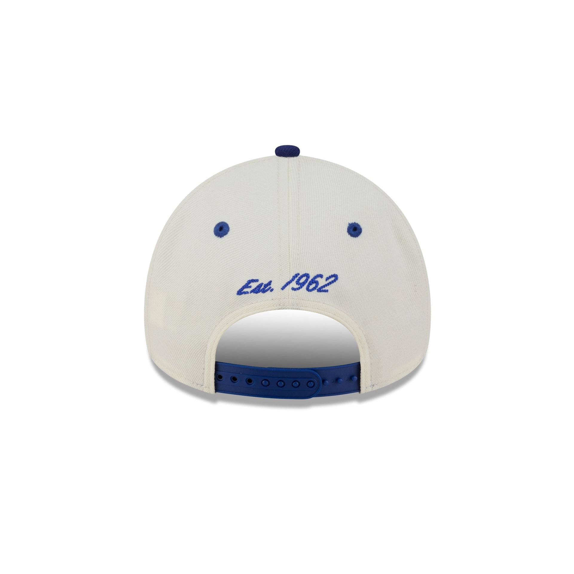 New York Mets Chrome White Arched 9FORTY A-Frame Snapback Hat