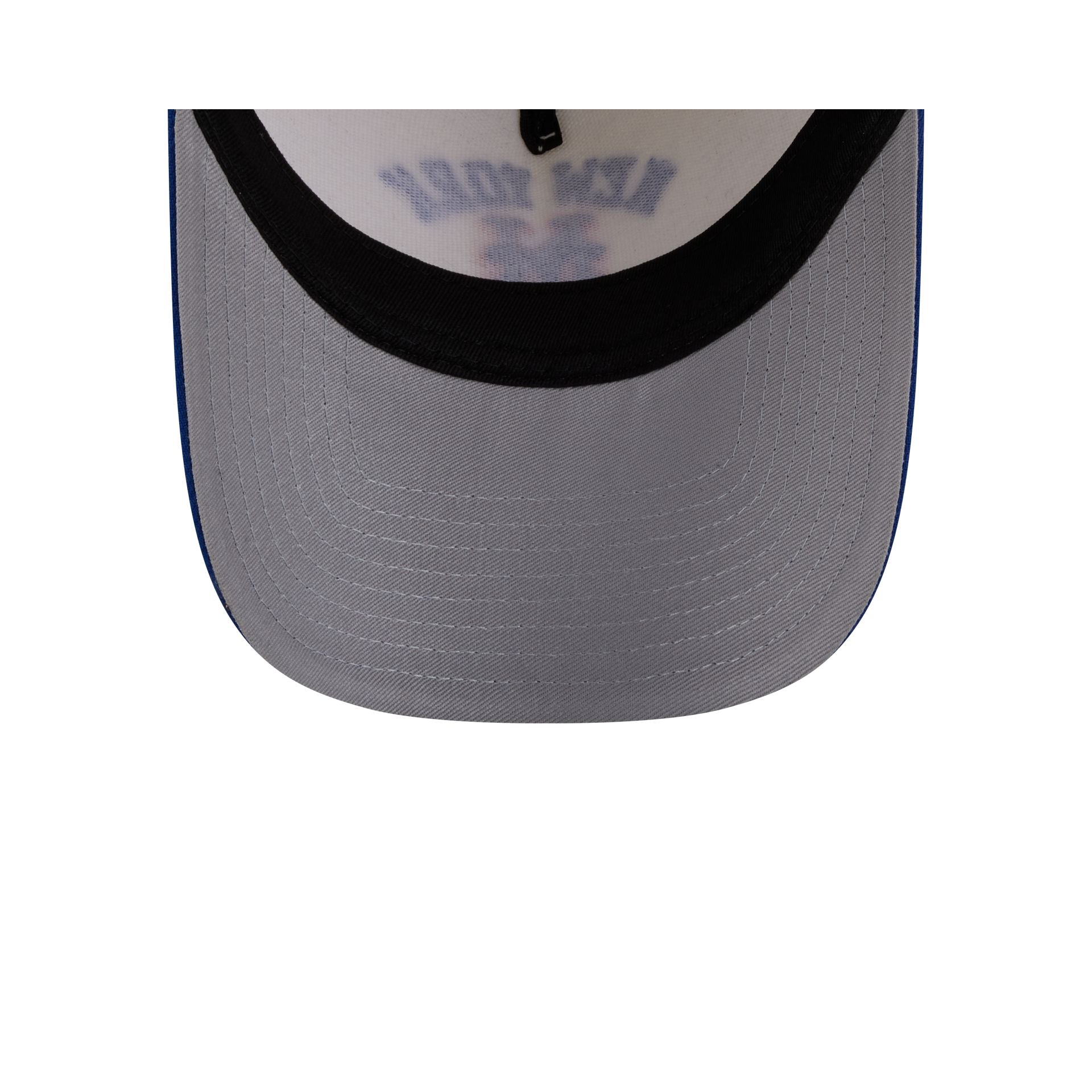 New York Mets Chrome White Arched 9FORTY A-Frame Snapback Hat