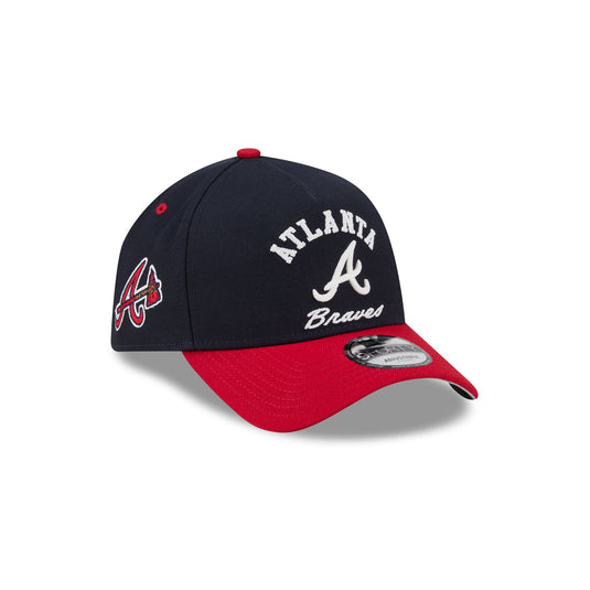 Atlanta Braves Arched 9FORTY A-Frame Snapback Hat - New Era Cap