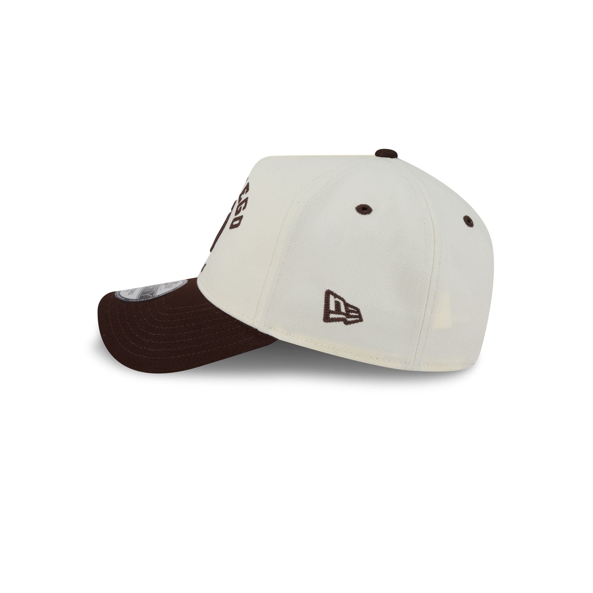 San Diego Padres Chrome White Arched 9FORTY A-Frame Snapback Hat