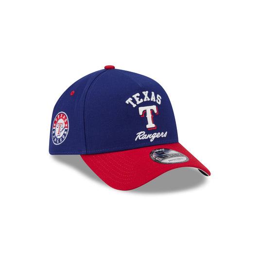 Texas Rangers Arched 9FORTY A-Frame Snapback Hat - New Era Cap