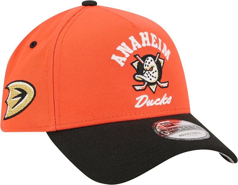 Anaheim Ducks Arched 9FORTY A-Frame Snapback Hat