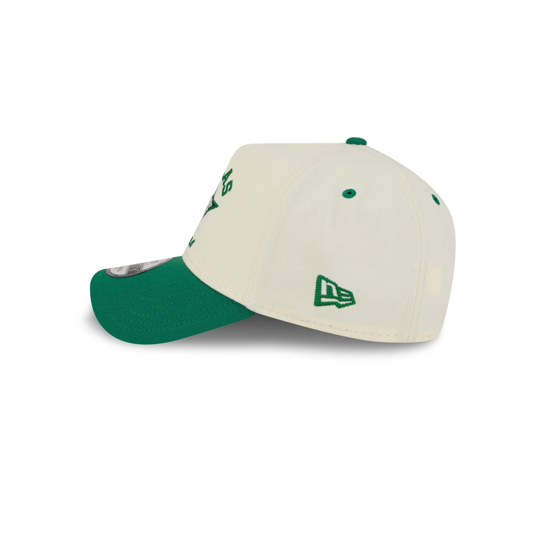 Dallas Stars Chrome White Arched 9FORTY A-Frame Snapback Hat