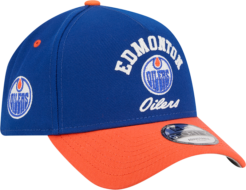 Edmonton Oilers Arched 9FORTY A-Frame Snapback Hat