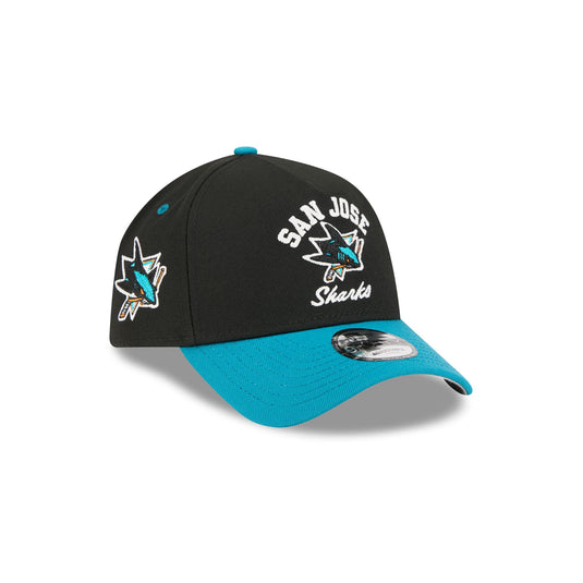 San Jose Sharks Arched 9FORTY A-Frame Snapback Hat - New Era Cap