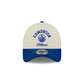 Edmonton Oilers Chrome White Arched 9FORTY A-Frame Snapback Hat