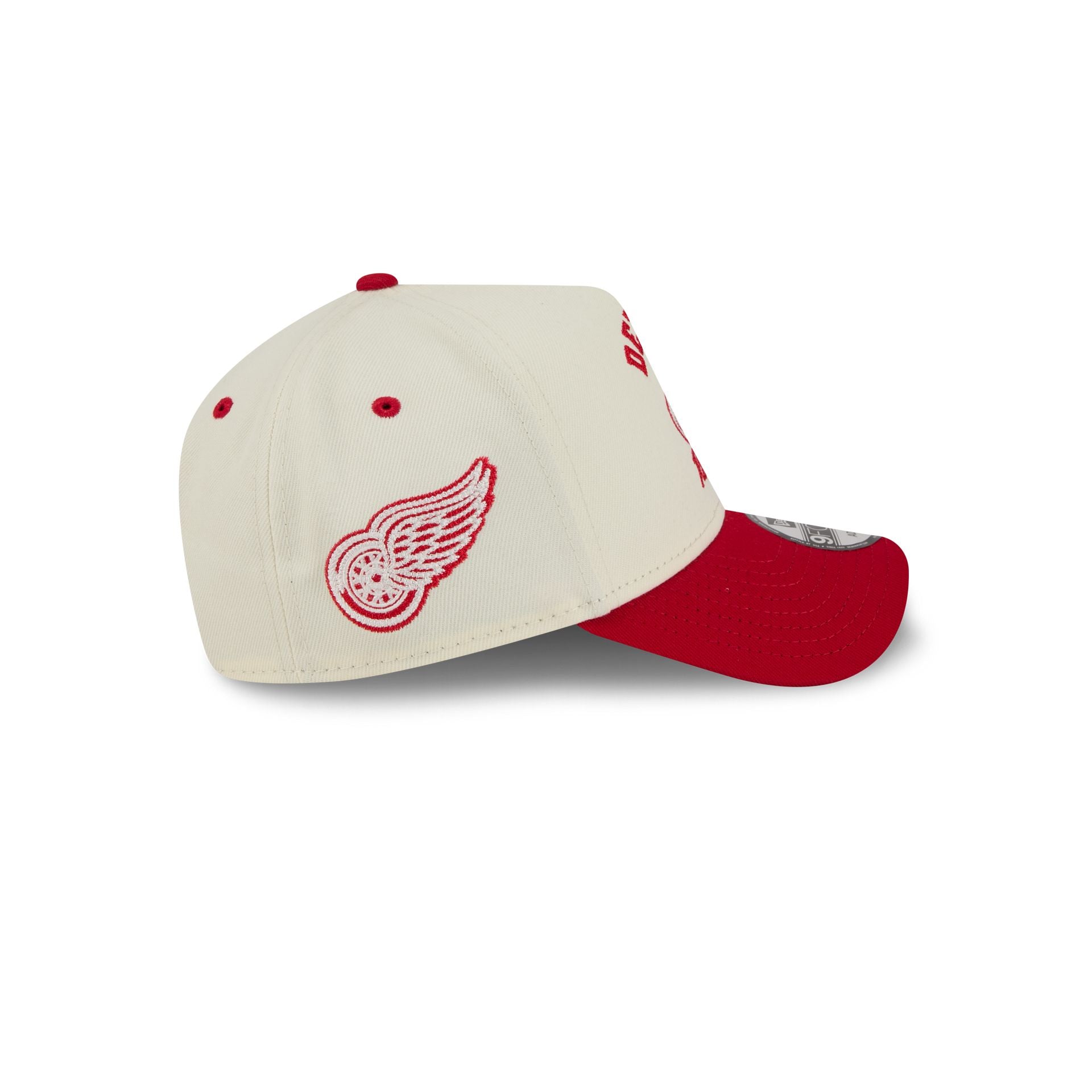 Detroit Red Wings Chrome White Arched 9FORTY A-Frame Snapback Hat