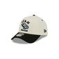Utah Mammoth Chrome White Arched 9FORTY A-Frame Snapback Hat