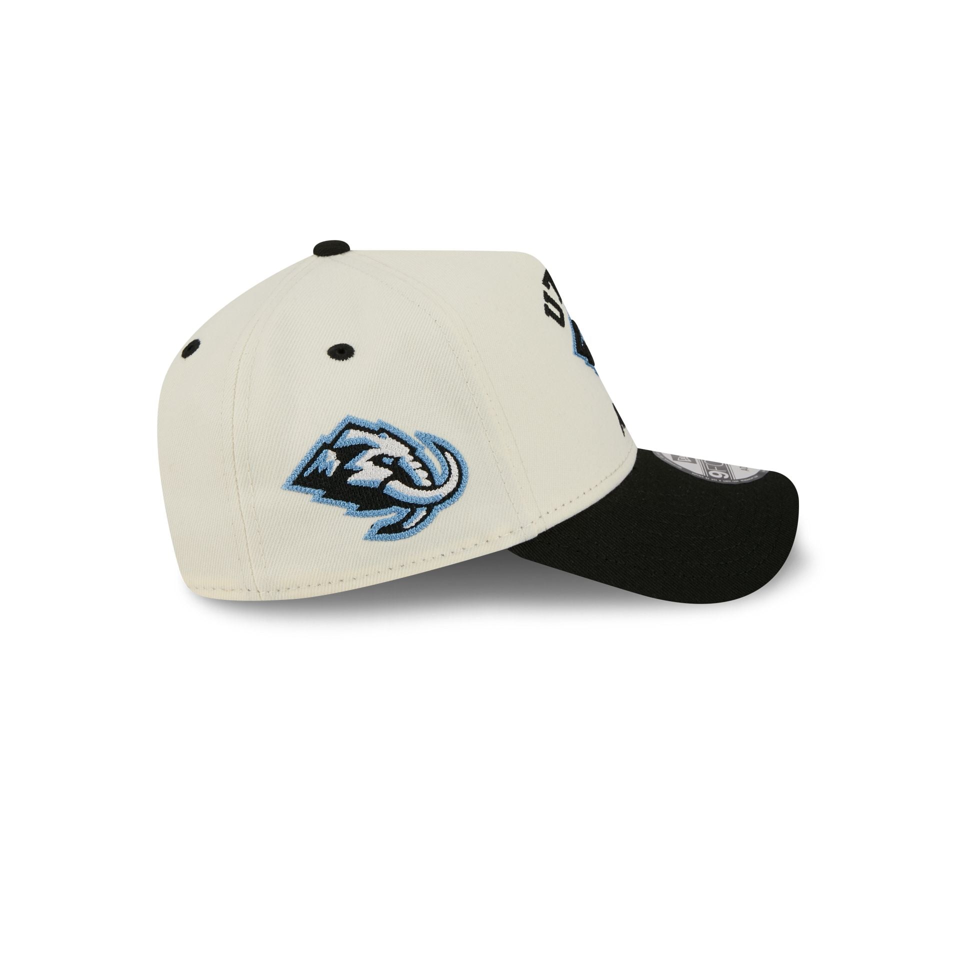 Utah Mammoth Chrome White Arched 9FORTY A-Frame Snapback Hat