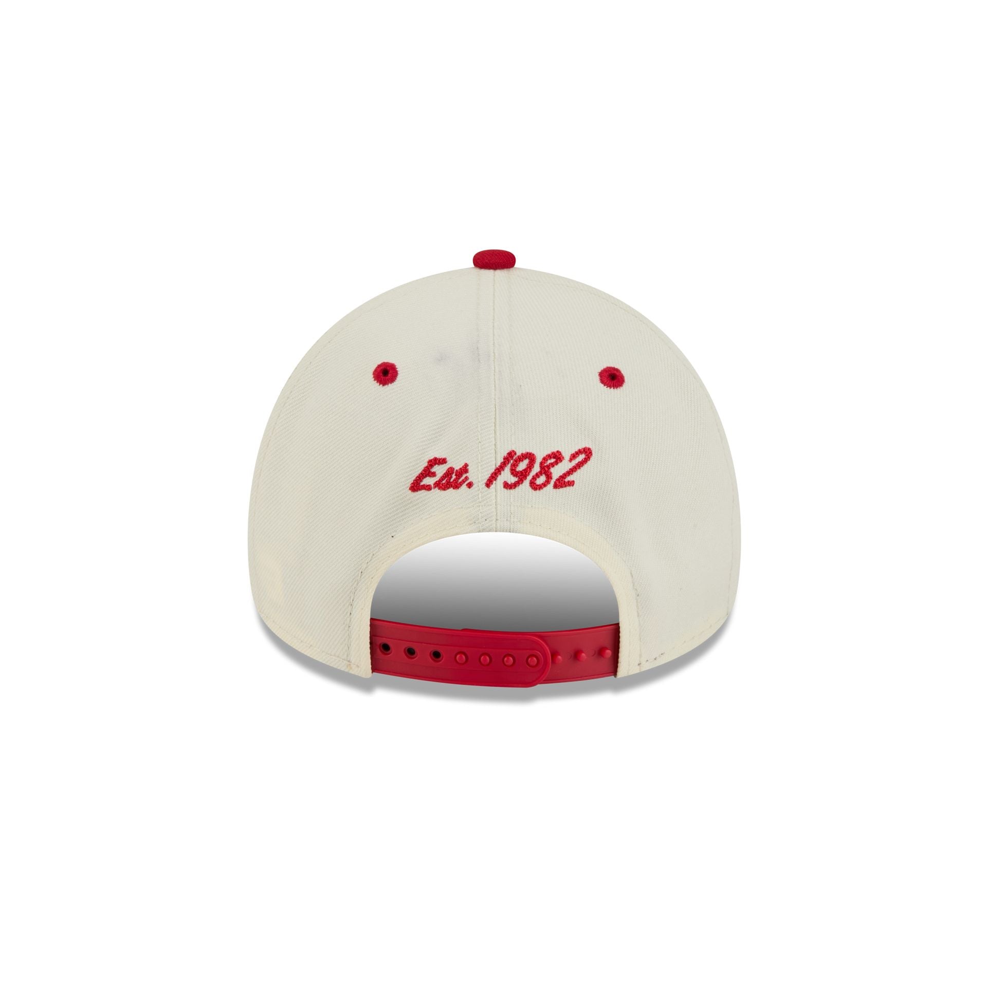 New Jersey Devils Chrome White Arched 9FORTY A-Frame Snapback Hat