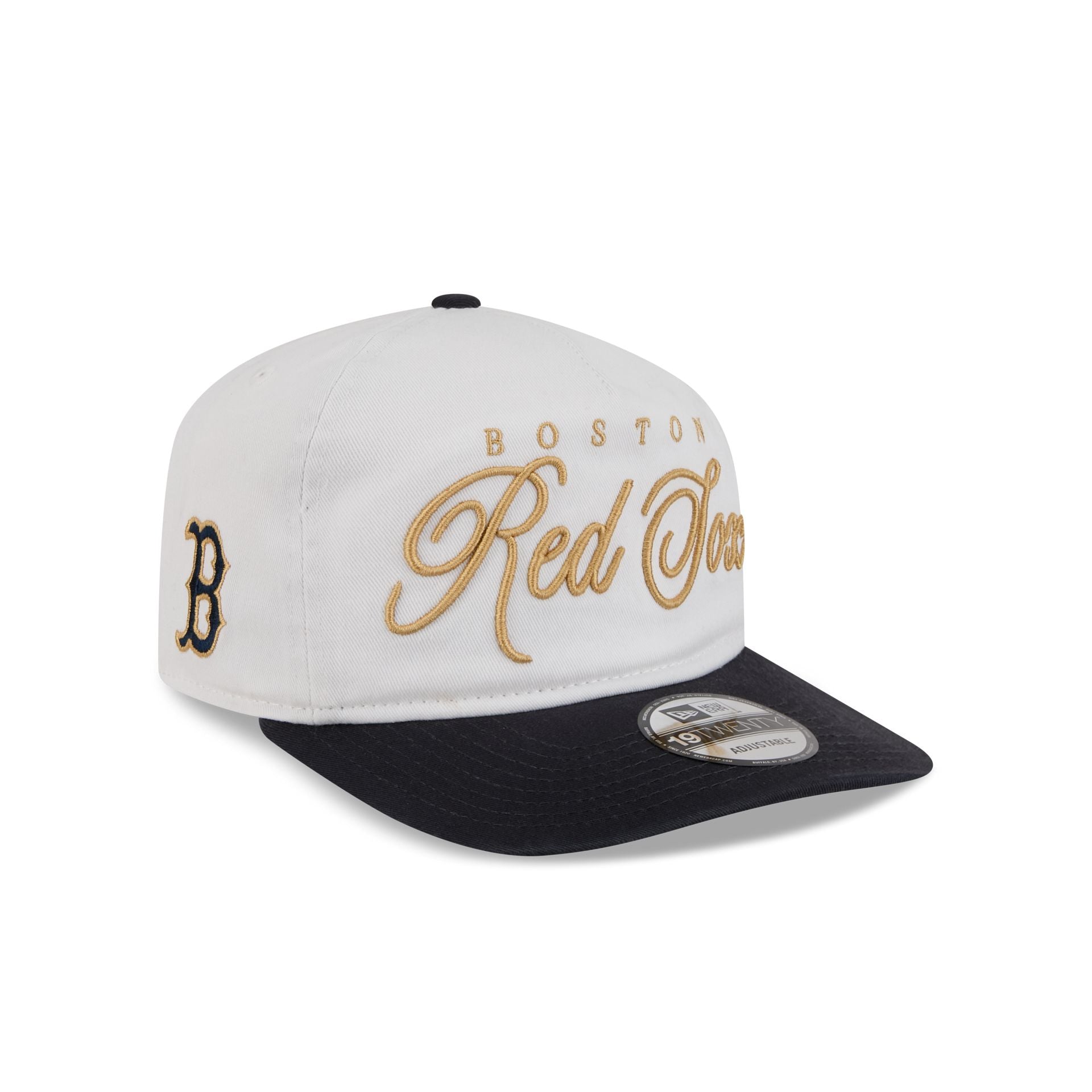 Boston Red Sox Gold Scripted 19TWENTY Adjustable Hat