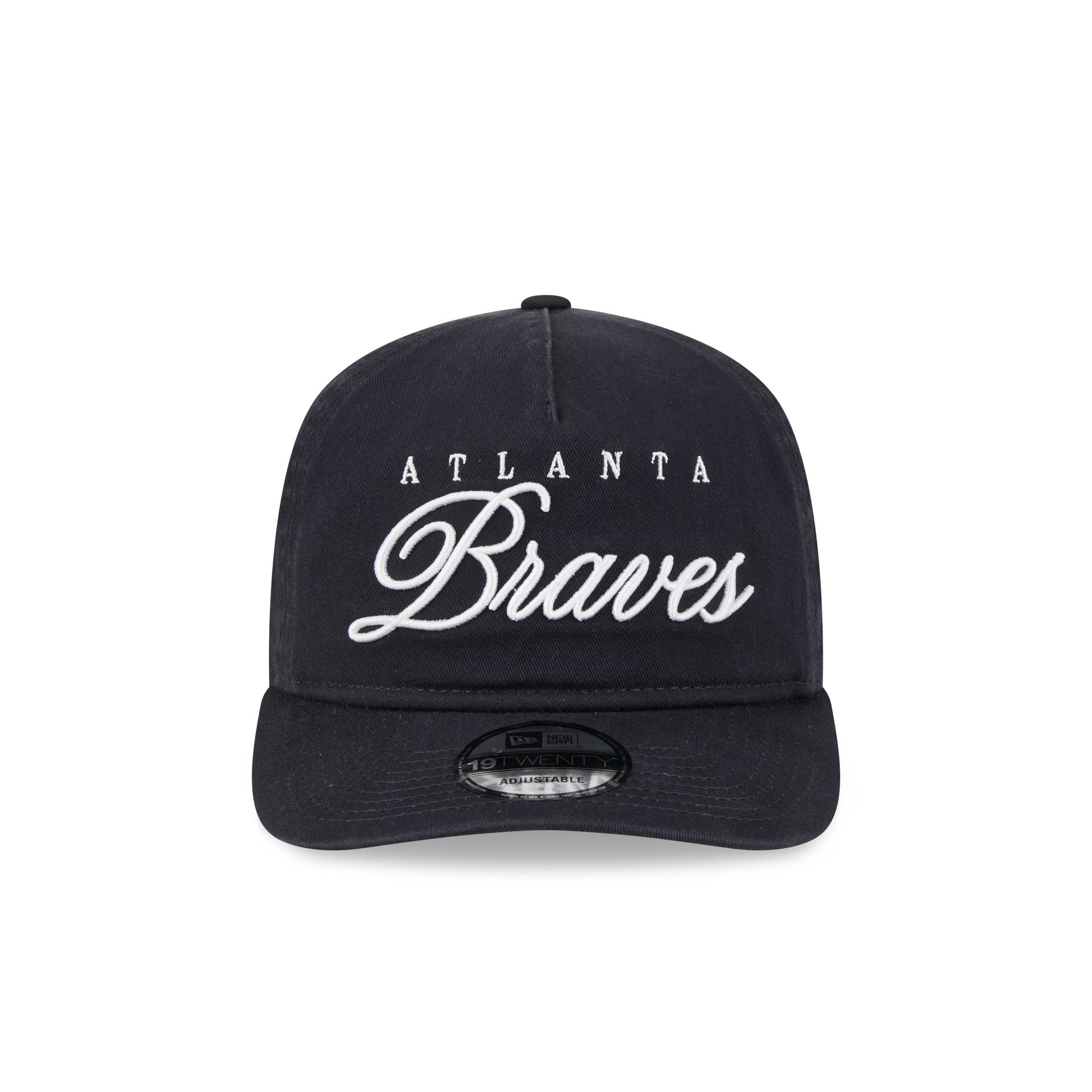 Atlanta Braves Scripted 19TWENTY Adjustable Hat – New Era Cap