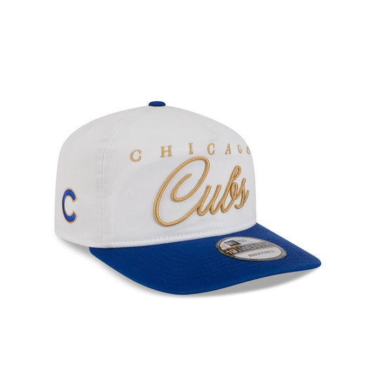 Chicago Cubs Gold Scripted 19TWENTY Adjustable Hat - New Era Cap