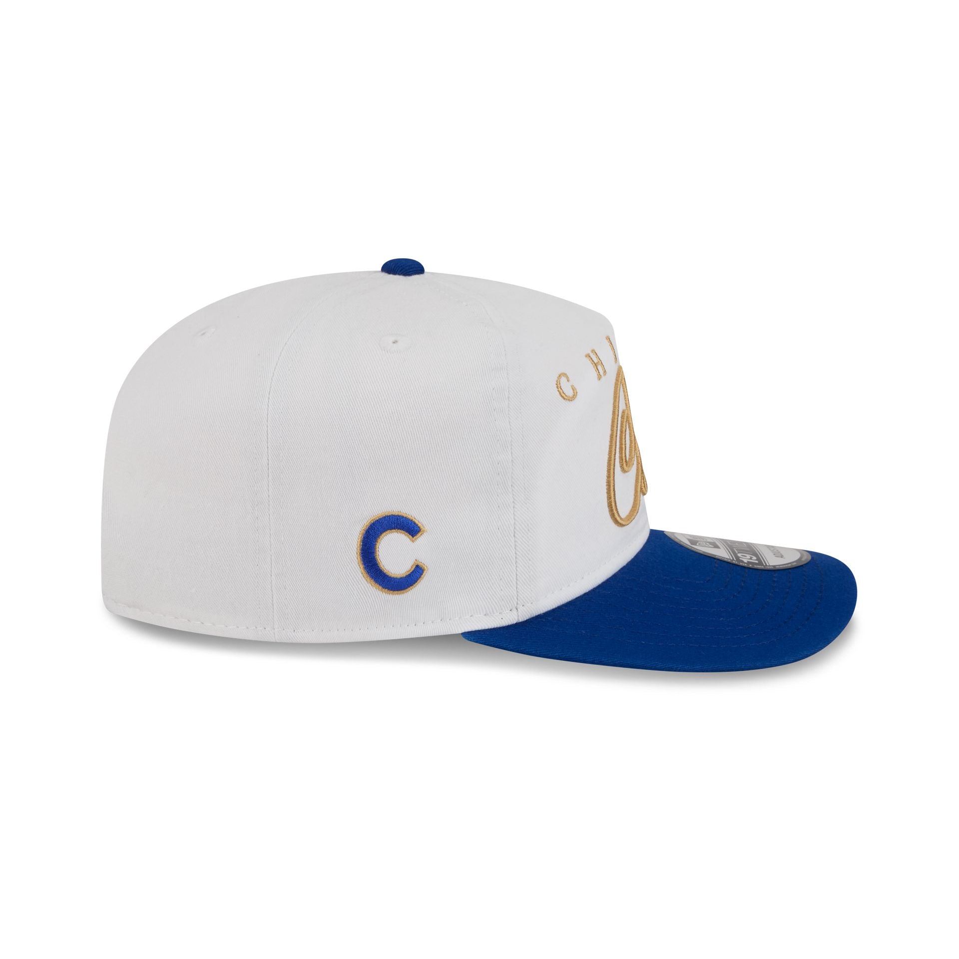 Chicago Cubs Gold Scripted 19TWENTY Adjustable Hat