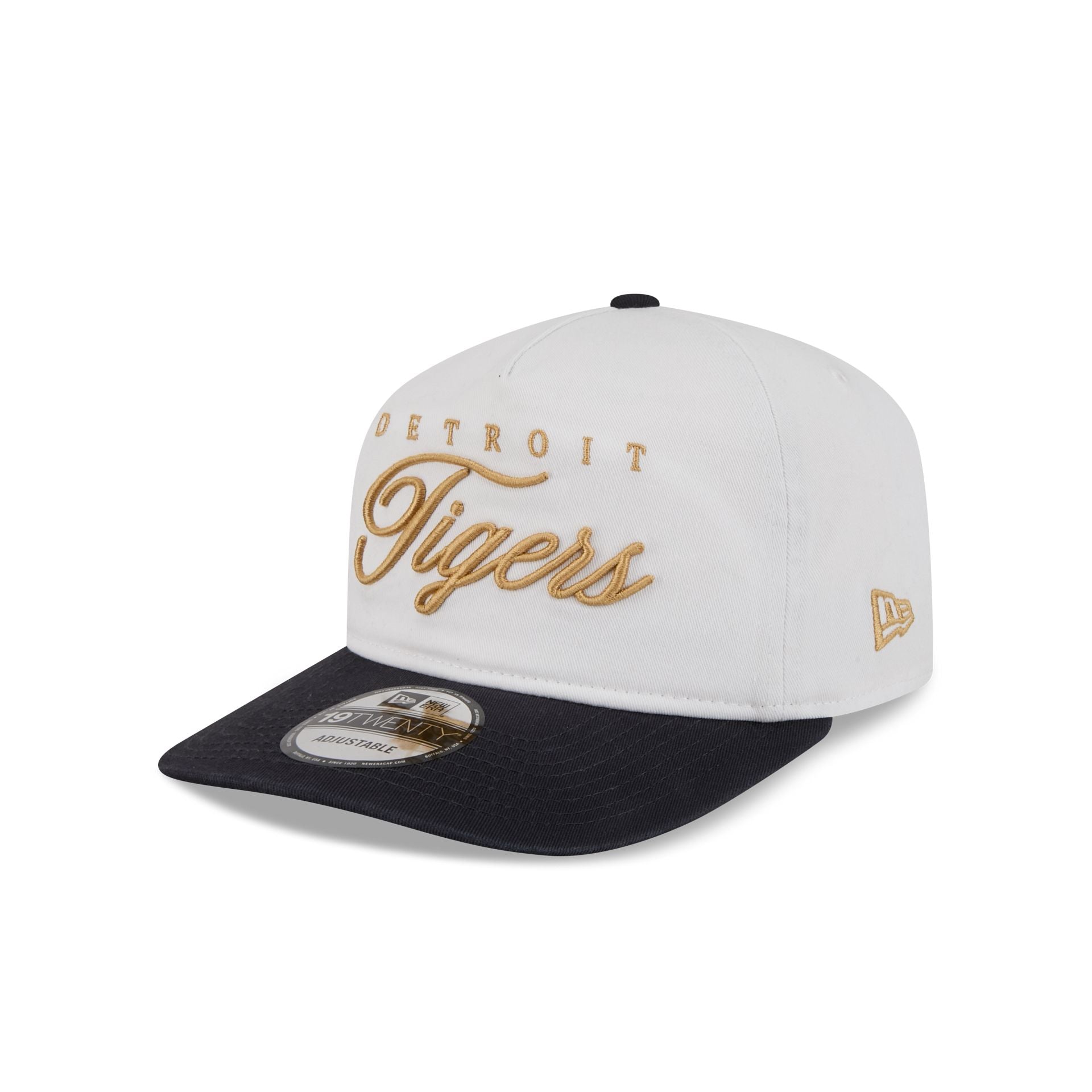 Detroit Tigers Gold Scripted 19TWENTY Adjustable Hat