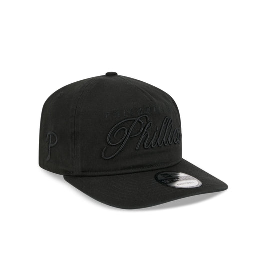 Philadelphia Phillies All Black Scripted 19TWENTY Adjustable Hat - New Era Cap
