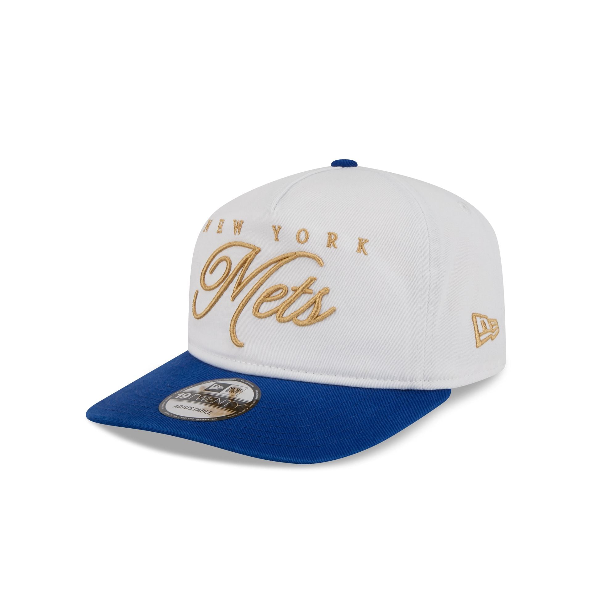 New York Mets Gold Scripted 19TWENTY Adjustable Hat