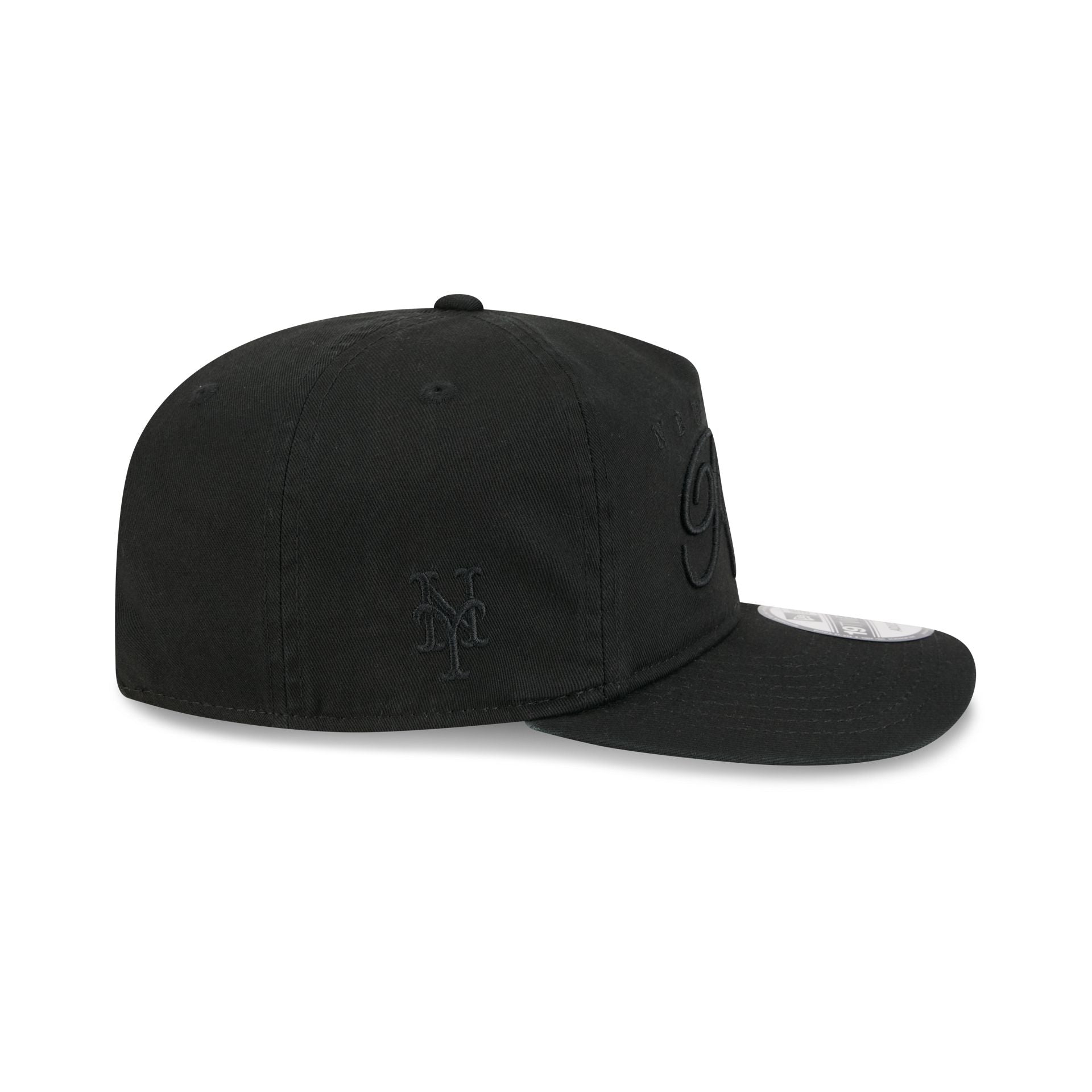 New York Mets All Black Scripted 19TWENTY Adjustable Hat – New Era Cap