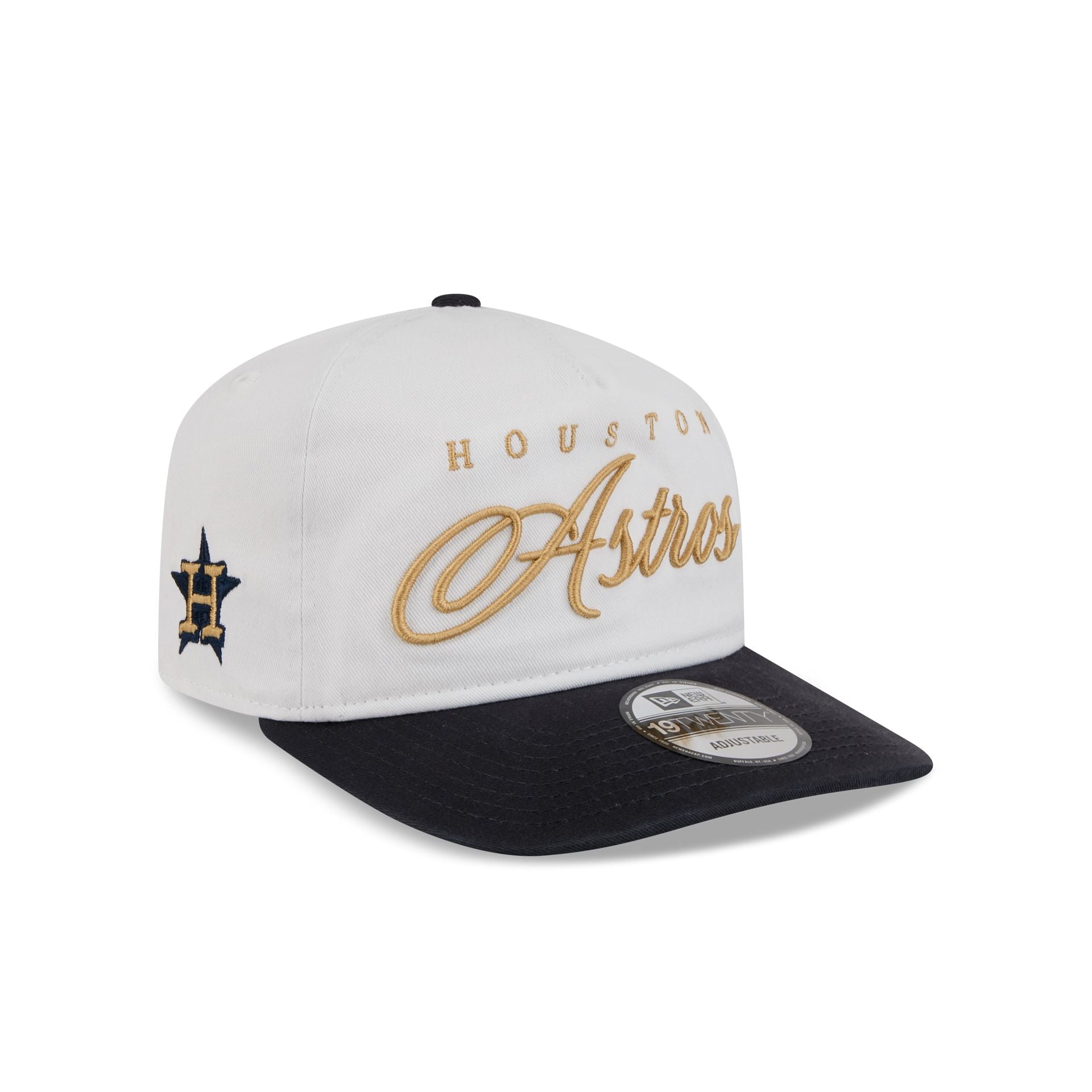 Houston Astros Gold Scripted 19TWENTY Adjustable Hat