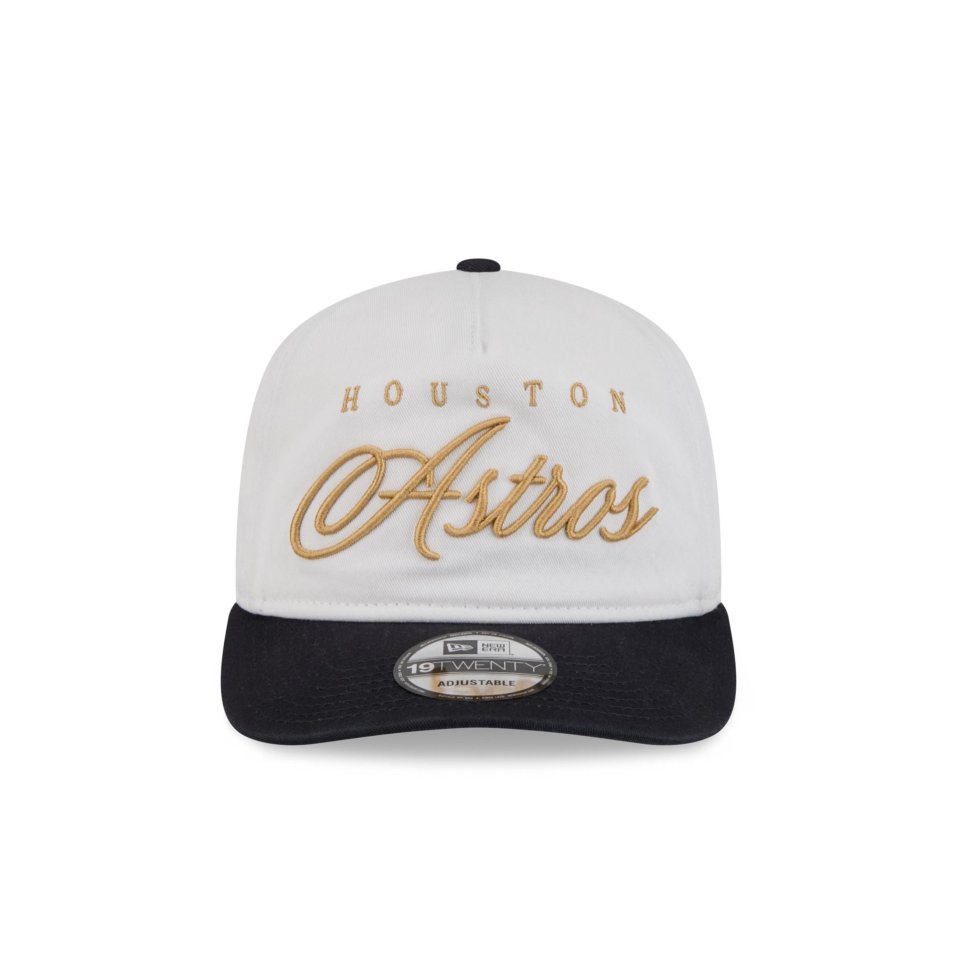 Houston Astros Gold Scripted 19TWENTY Adjustable Hat