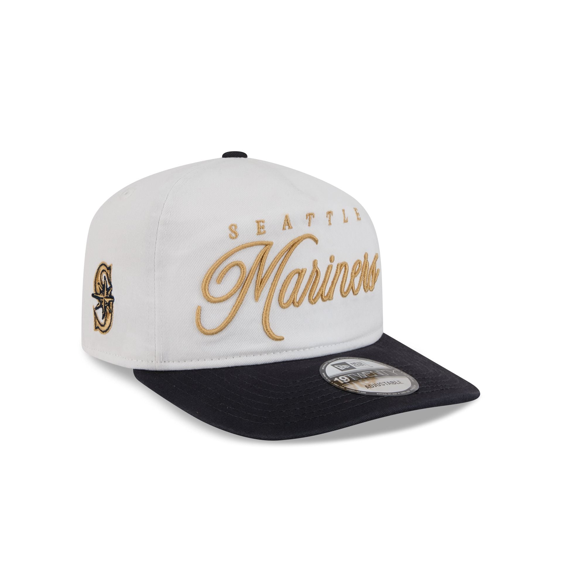 Seattle Mariners Gold Scripted 19TWENTY Adjustable Hat