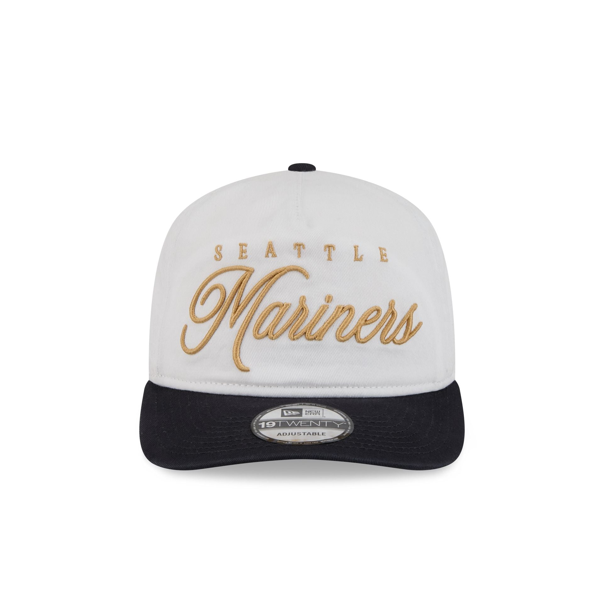 Seattle Mariners Gold Scripted 19TWENTY Adjustable Hat
