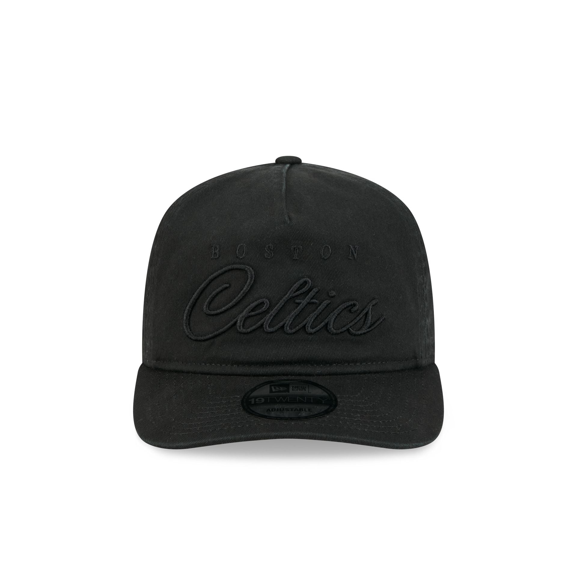 Boston Celtics All Black Scripted 19TWENTY Adjustable Hat