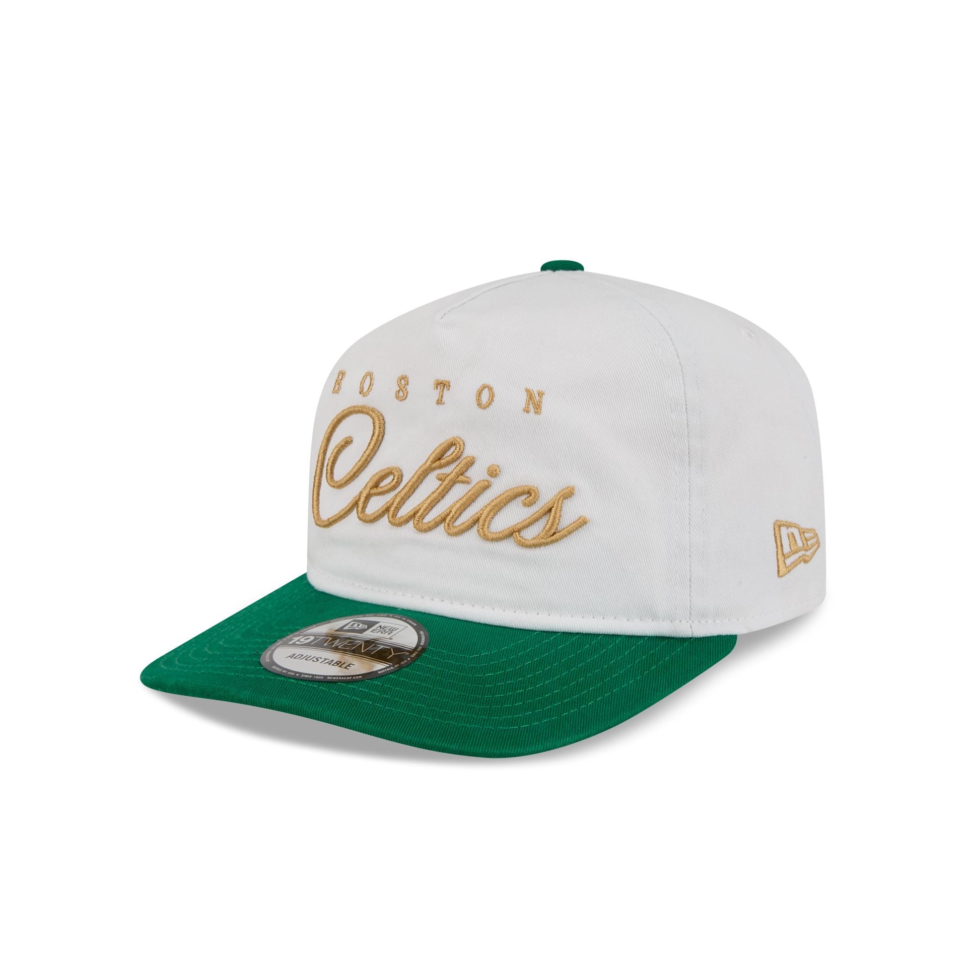 Boston Celtics Gold Scripted 19TWENTY Adjustable Hat