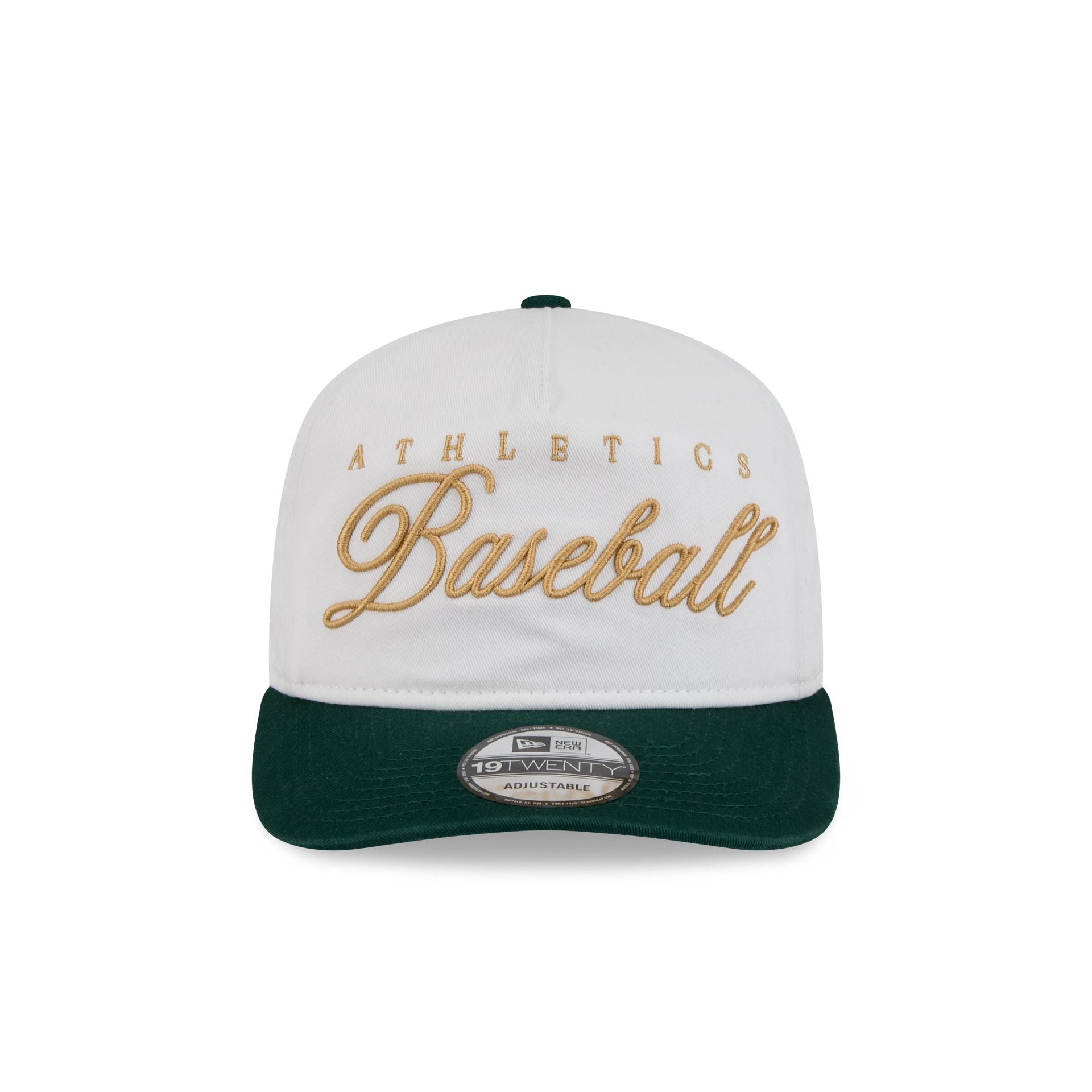 Athletics Gold Scripted 19TWENTY Adjustable Hat
